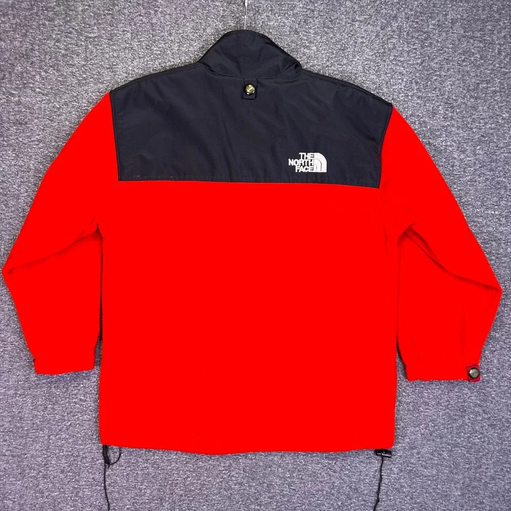 The North Face Fleece Jacket Mens M Red Black Gore Windstopper Gorpcore Hiking